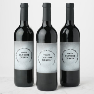 Etiqueta Para Botella De Vino Crea tu propio diseño personalizado