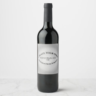 Etiqueta Para Botella De Vino Crea tu propio personalizado