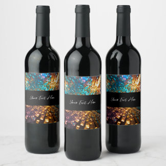 Etiqueta Para Botella De Vino Crea tu propio vidrio coloreado personalizado