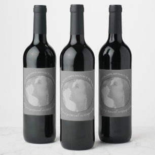 Etiqueta Para Botella De Vino Crear su propia etiqueta de vino fotográfico