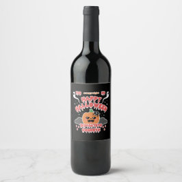 Etiqueta Para Botella De Vino Creepe Junta Fantasma De Kawaii Halloween