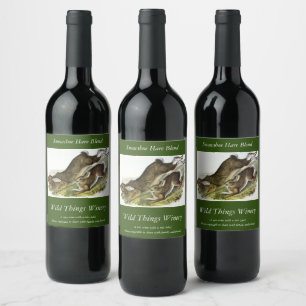 Etiqueta Para Botella De Vino Cuenca de raquetas de nieve, verano (Cuenca Norte)