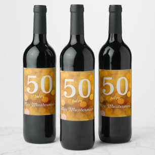 Etiqueta Para Botella De Vino cumpleaños personalizado
