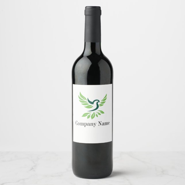 Etiqueta Para Botella De Vino Custom Food & Beverage Label Set (Anverso)
