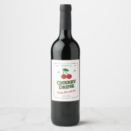 Etiqueta Para Botella De Vino Custom Food & Beverage Label Set