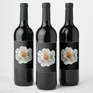 Etiqueta Para Botella De Vino Daffodil de vidrio