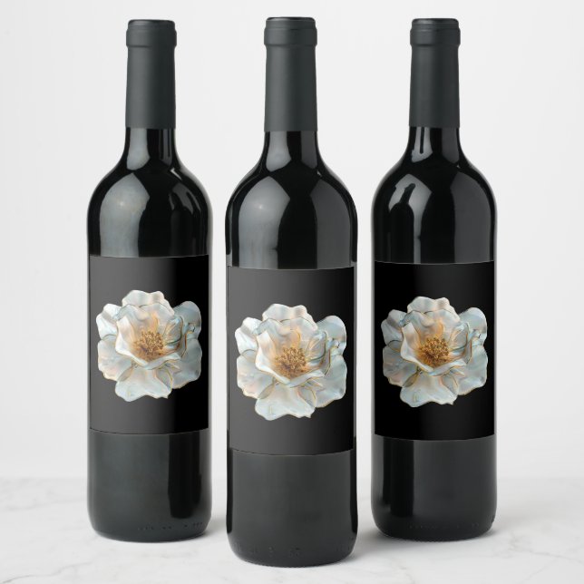 Etiqueta Para Botella De Vino Daffodil de vidrio (Botellas)