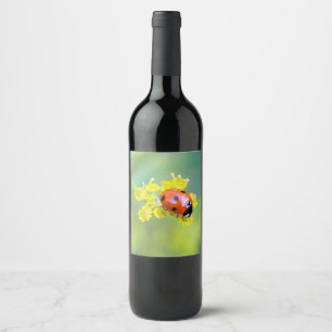 Etiqueta Para Botella De Vino dama encima