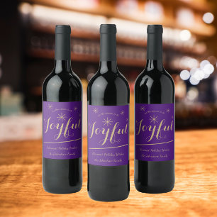 Etiqueta Para Botella De Vino Dar regalos es la temporada para ser un Personaliz