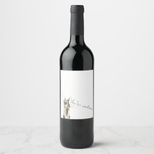 Etiqueta Para Botella De Vino De nada