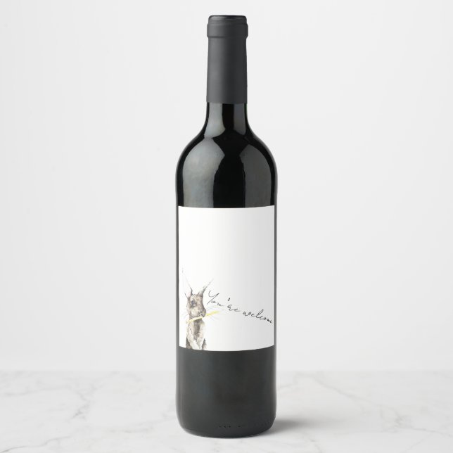 Etiqueta Para Botella De Vino De nada (Anverso)