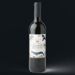 Etiqueta Para Botella De Vino Debajo del Sea Ocean Birthday Party favorece la bo<br><div class="desc">Es una celebración de Un solo día en el mar. Sumérjase en una aventura submarina con nuestra colección de decoración de fiestas temáticas Under Sea. Déjate que tu imaginación nade con el encantador encanto lúdico de nuestra deliciosa tortuga y majestuosos acentos de ballena jorobada, ya que le dan vida a...</div>