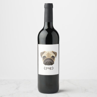 Etiqueta Para Botella De Vino Definición de la cara de la barra de color de agua