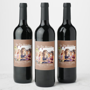 Etiqueta Para Botella De Vino Degustación divertida de vino en otoño 50 cumpleañ