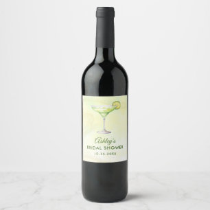 Etiqueta Para Botella De Vino Desayuno Brunch de Cócteles y Burbujas para Desped