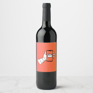 Etiqueta Para Botella De Vino Desorden de Vino