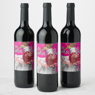 Etiqueta Para Botella De Vino Despedida de soltera 