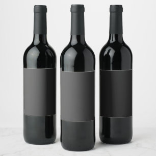 Etiqueta Para Botella De Vino Despedida de soltera Elegancia de Medianoche