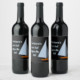 Etiqueta Para Botella De Vino Despedida de soltera personalizada