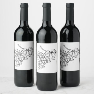 ETIQUETA PARA BOTELLA DE VINO DÍA DE FIESTA PARA EL VINO