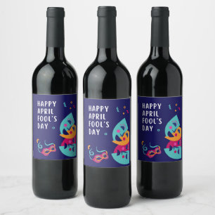 Etiqueta Para Botella De Vino Día de los Inocentes