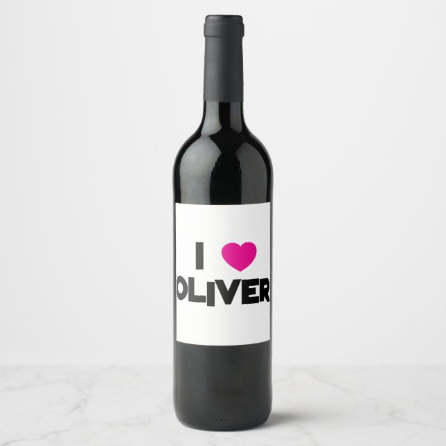 ETIQUETA PARA BOTELLA DE VINO DÍA DE SAN VALENTÍN (Anverso)