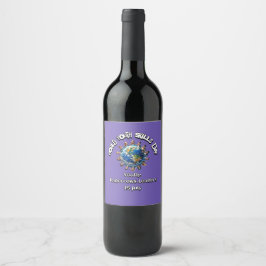 Etiqueta Para Botella De Vino Día Mundial de las Aptitudes Juveniles. Jóvenes Lí