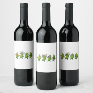 Etiqueta Para Botella De Vino Dill gordo de vuelta a la escuela maestro estudian