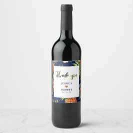 Etiqueta Para Botella De Vino Dios y la Marina | Etiqueta de vino Personalizado