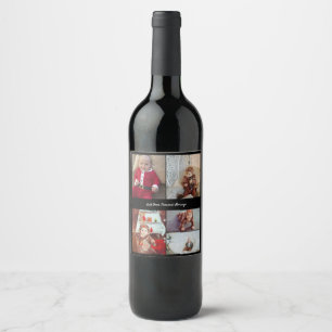 Etiqueta Para Botella De Vino Diseñar su propio Collage de fotos de 5