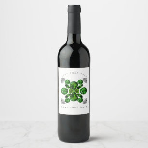 Etiqueta Para Botella De Vino Diseño de araña