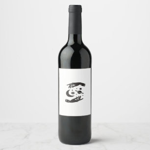 Etiqueta Para Botella De Vino Diseño Whimsigoth