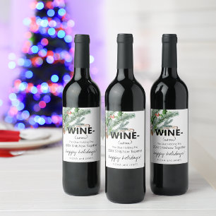 Etiqueta Para Botella De Vino Divertido 2025 Pegamento de Vino que nos Mantiene