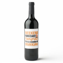 Divertido pronóstico de clima de camping