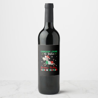 Etiqueta Para Botella De Vino Dominick Los Navidades Donkey-Italiano Donkey