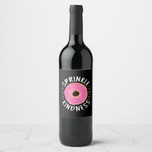 Etiqueta Para Botella De Vino Dona Salpicar Amabilidad Chicas Mujeres Divertidas