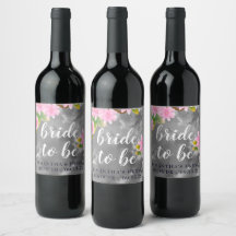 Ducha de "Novia a ser" con acuarela gris y floral