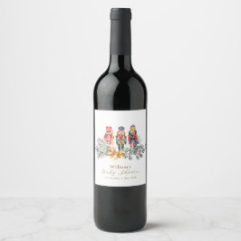 Etiqueta Para Botella De Vino Dulce Fuera Hace Frío Fiesta de Bebé del Cascanuec