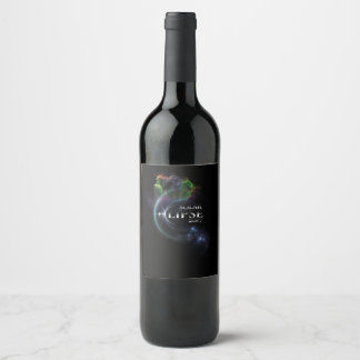 Etiqueta Para Botella De Vino Eclipse solar 2017