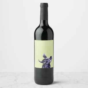 Etiqueta Para Botella De Vino Efecto de color, fotografía simple filtrada y mode