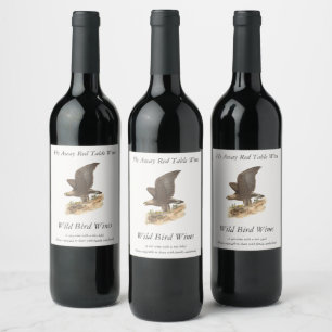 Etiqueta Para Botella De Vino El águila dorada (Aquila chrysaetos) Imagen de páj