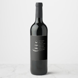 Etiqueta Para Botella De Vino El Amor Es Paciente El Amor Es Amable Corintios Bi