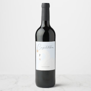 Etiqueta Para Botella De Vino El Cisne Coronado
