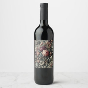 Etiqueta Para Botella De Vino El fin del sueño – Victoriano gótico