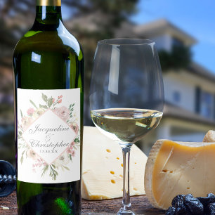 Etiqueta Para Botella De Vino Elegante