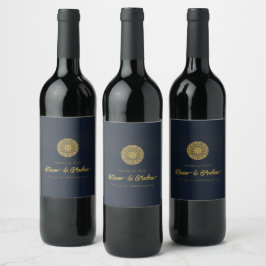 Etiqueta Para Botella De Vino Elegante personalizado