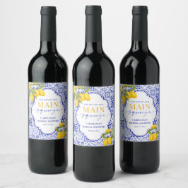 Etiqueta Para Botella De Vino Ella Encontró su Fiesta de Despedida de Soltera Ma