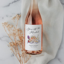 Etiqueta Para Botella De Vino Ella está fuera del mercado: Despedida de soltera