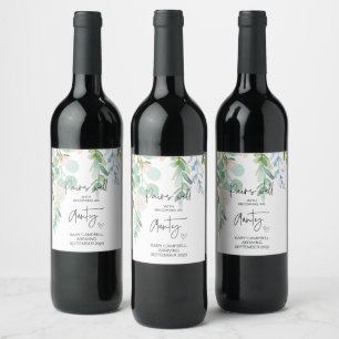 Etiqueta Para Botella De Vino Embarazo Invitación del bebé Tía de ser nueva tía