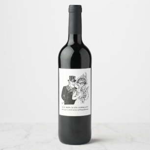 Etiqueta Para Botella De Vino En el siglo XIX habría intercambiado Acres Diseño